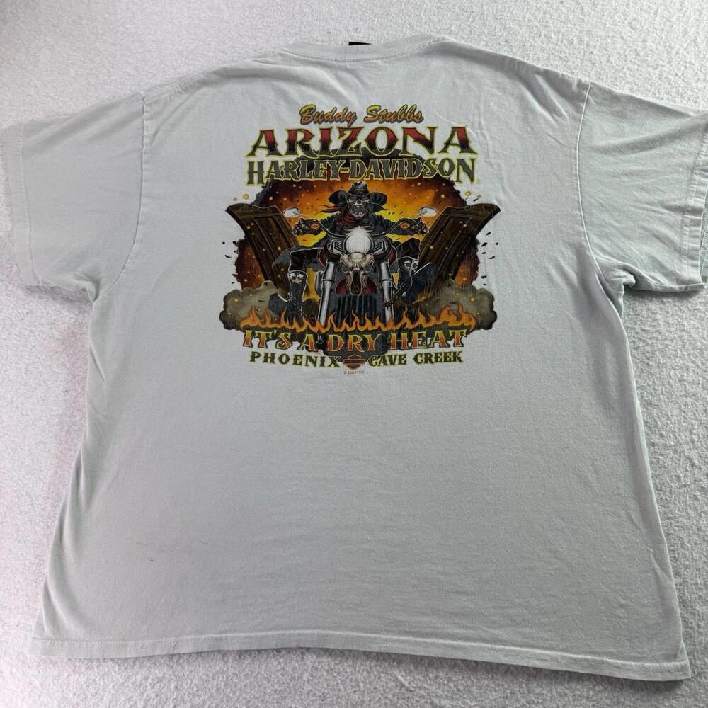 Harley Davidson Black Buddy Stubbs Phoenix Az A Dry Heat T Shirt